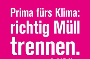 Initiative "Mülltrennung wirkt": Duale Systeme starten bundesweite Informationskampagne "Mülltrennung wirkt" / - Auftakt mit Flashmob-Performance in Berlin - Kampagne räumt mit Irrtümern und Müllmythen auf