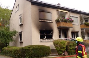 Feuerwehr Frankfurt am Main: FW-F: Wohnungsbrand in Unterliederbach