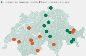 comparis.ch AG: Comunicato stampa: Tasse di soggiorno in Svizzera: ancora grandi differenze e poca trasparenza