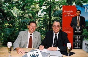 Krombacher Brauerei GmbH & Co.: Regenwald Stiftung gegründet / Krombacher Brauerei und WWF gemeinsam im Kuratorium / Für die Nachhaltigkeit des Naturschutzes im afrikanischen Regenwald