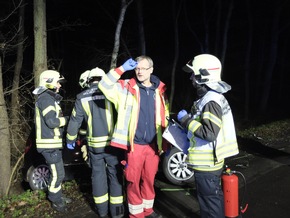 FW-GE: Verkehrsunfall auf der Münsterstraße - zwei leicht- und eine schwerverletzte Person