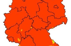 Freiwillige Feuerwehr Werne: FW-WRN: Die heimischen Brandschützer warnen vor zweithöchster Warnstufe des Wald- und Graslandfeuerindex des Deutschen Wetterdienstes.