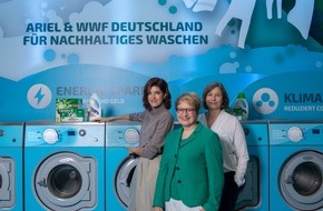 Ariel: Kälter waschen, Energie sparen und das Klima schützen / WWF und Ariel eröffnen Deutschlands ersten Kaltwaschsalon in Hamburg