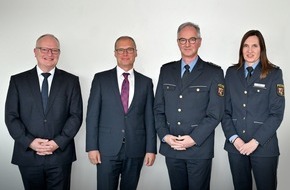 Polizeipräsidium Westpfalz: POL-PPWP: Polizeivizepräsident in den Ruhestand verabschiedet - Nachfolger ernannt