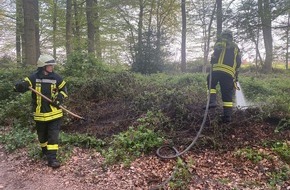 Freiwillige Feuerwehr der Stadt Goch: FF Goch: Erneut Feuer in Waldstück