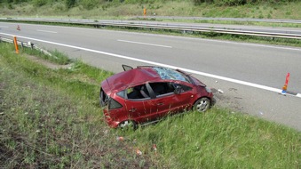 Polizeidirektion Kaiserslautern: POL-PDKL: Verkehrsunfall infolge nicht angepasster Geschwindigkeit mit verletzter Person