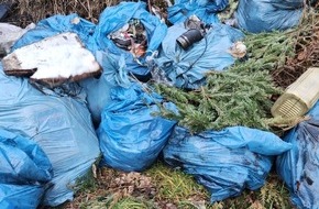 Polizeidirektion Bad Segeberg: POL-SE: Klein Offenseth-Sparrieshoop / Uetersen - Illegale Ablagerungen von asbest- bzw. ölhaltigem Materialien - Polizei sucht Zeugen