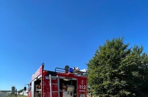Feuerwehr Kleve: FW-KLE: Brand an Gartenbaubetrieb konnte schnell gelöscht werden