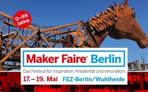 Make: Maker Faire Berlin - DIY-Festival international wie nie / Aussteller aus über 20 Nationen präsentierten ihre Erfindungen im FEZ-Berlin