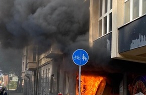 Feuerwehr Dortmund: FW-DO: Zwei Brände in Mitte Nord - Kuriosität während der Anfahrt