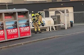 Freiwillige Feuerwehr Alpen: FW Alpen: Gasaustritt an Gastankstelle