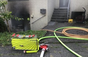 Feuerwehr Paderborn: FW Paderborn: Brand einer Souterrainwohnung in Paderborn