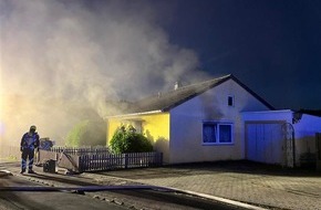 Polizeidirektion Koblenz: POL-PDKO: Kellerbrand in einem Bungalow Anwesen