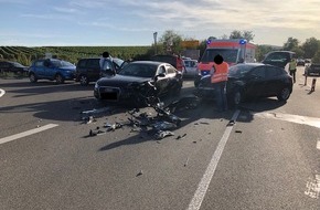 Polizeidirektion Neustadt/Weinstraße: POL-PDNW: Bad Dürkheim - Verkehrsunfall mit mehreren Verletzten