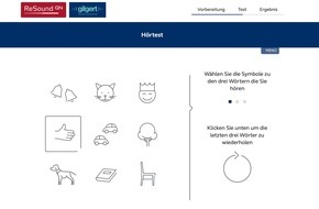 GN Hearing GmbH: ReSound Online-Hörtest für Hörakustik-Fachgeschäfte: GN Hearing bietet interaktives Tool zur Einbindung in Hörakustiker-Websites