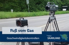 Landespolizeipräsidium Saarland: POL-SL: Geschwindigkeitskontrollen im Saarland / Ankündigung der Kontrollörtlichkeiten und -zeiten - 39. KW 2023