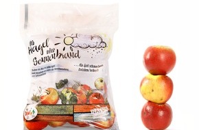 ALDI: "Wetteräpfel" neu bei ALDI: Discounter verkaufen Äpfel mit Hagelschaden