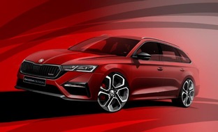 SKODA / AMAG Import AG: SKODA svela un'anteprima della nuova OCTAVIA RS iV