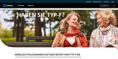 Abbott GmbH: Bin ich Typ F? - Abbott launcht Kampagne für Familienmitglieder und Freund:innen von chronisch kranken Menschen