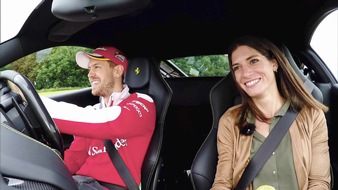 RTLZWEI: GRIP - Das Motormagazin: "Cyndie Allemann gegen Sebastian Vettel"