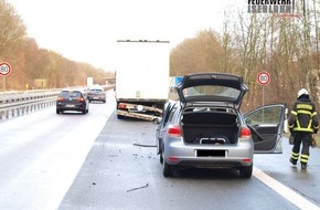 Feuerwehr Iserlohn: FW-MK: Auffahrunfall auf der Autobahn 46 und Sturmeinsätze