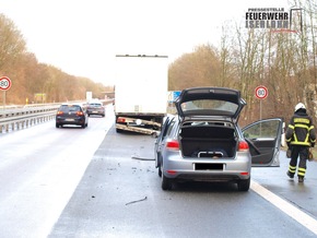 FW-MK: Auffahrunfall auf der Autobahn 46 und Sturmeinsätze