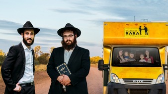 Bibel TV: Religiöser Roadtrip durch Australien: "Outback Rabbis" am 27. September. um 20.15 Uhr auf Bibel TV / Ultra-orthodoxe Rabbiner begeben sich auf die Suche nach "verlorenen Juden" ins australische Outback