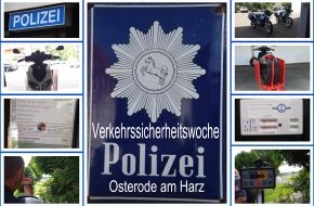 Polizeiinspektion Northeim: POL-NOM: Verkehrssicherheitswoche Osterode am Harz