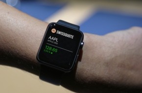 Swissquote Bank SA: Swissquote erste Schweizer Bank mit App für Apple Watch