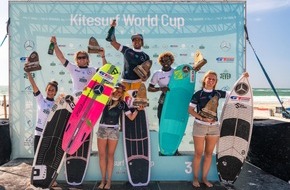 Act Agency GmbH: Erfolreiche Premiere des Kitesurf World Cup auf Sylt. Susanne Schwarztrauber sichert sich den Dritten Platz.