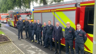 Feuerwehr Haan: FW-HAAN: Carsten Schlipköter in den Ruhestand verabschiedet