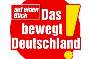 Bauer Media Group, auf einen Blick: Exklusiv-Umfrage von auf einen Blick: Vier von fünf Fernsehzuschauern wollen klassische TV-Shows zurück / Was bin ich?, Dalli Dalli & Spiel ohne Grenzen stehen ganz oben auf der Wunschliste (BILD)