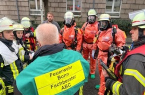 Feuerwehr und Rettungsdienst Bonn: FW-BN: Reinigungsmittel sorgt f&uuml;r Feuerwehreinsatz in einer Bonner Tiefgarage