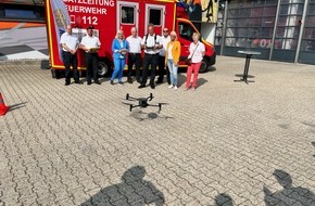 Freiwillige Feuerwehr der Stadt Lohmar: FW-Lohmar: Die Freiwillige Feuerwehr der Stadt Lohmar freut sich über eine gespendete Drohne