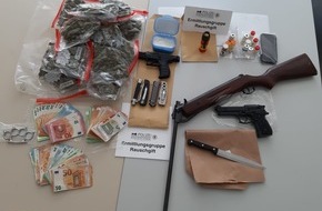 Polizeipräsidium Mannheim: POL-MA: Mannheim: Vier Tatverdächtige im Alter von 27 bis 44 Jahren u.a. wegen Verdachts des Handel Treibens mit Betäubungsmitteln in nicht geringer Menge in Haft