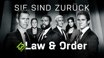 Sky Deutschland: Start auf 13th Street: Die Crime-Kultserie "Law & Order" meldet sich nach 12 Jahren mit einer neuen Staffel zurück