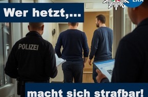 Landeskriminalamt Nordrhein-Westfalen: LKA-NRW: 13. bundesweiter Aktionstag gegen Hasspostings - Polizei in NRW schreitet ein gegen Hetze im Netz