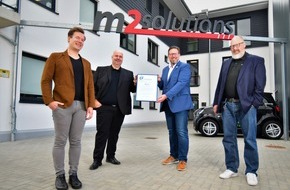 m2solutions EDV-Service GmbH: IT-Dienstleister m2solutions erhält Ökostrom-Zertifikat der Stadtwerke Neustadt i.H.