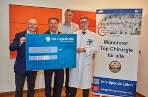 die Bayerische: Blau und Rot für einen Tag vereint: Die Bayerische und Friends sammeln 50.000 Euro für den Kampf gegen Krebs