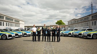 Polizei Braunschweig: POL-BS: Polizeidirektion Braunschweig erh&auml;lt 37 neue Audi A6 e-tron Funkstreifenwagen