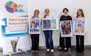 DAK-Gesundheit: Bundessieg "bunt statt blau": Schülerin aus Schleswig-Holstein gewinnt DAK-Wettbewerb gegen das Rauschtrinken