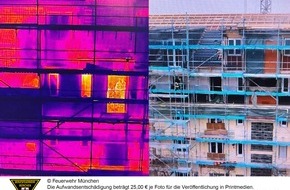 Feuerwehr M&uuml;nchen: FW-M: Automatisierte Drohne unterst&uuml;tzt bei Brandeinsatz (Ramersdorf)