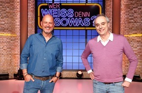 ARD Das Erste: Das Kochduell: Frank Rosin und Christian Rach bei "Wer weiß denn sowas?" / Das Wissensquiz vom 7. bis 11. März 2022, um 18:00 Uhr im Ersten