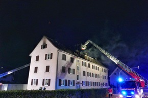 FW Stockach: Dachstuhlbrand