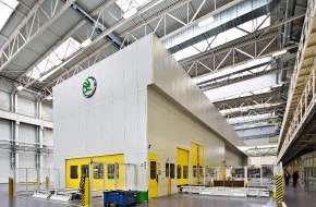 Skoda Auto Deutschland GmbH: SKODA nimmt energieeffiziente Pressenstraße in Betrieb (BILD)