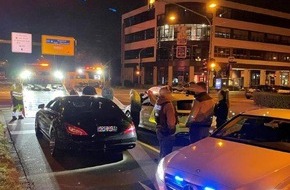 Polizei Düsseldorf: POL-D: Bilder zur heutigen Meldung: Kraftfahrzeugrennen in Düsseldorf Bilk