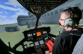 ADAC SE: ADAC HEMS Academy: Dritter Flugsimulator zertifiziert / Neuer H145-Full-Flight-Flugsimulator für Training der Luftrettungspiloten / Schulung für Piloten und medizinische Crews unter einem Dach