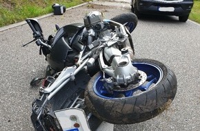 Polizeidirektion Neustadt/Weinstraße: POL-PDNW: Motorradunfall im Elmsteiner Tal