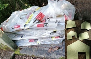 Polizeipräsidium Mittelhessen - Pressestelle Marburg-Biedenkopf: POL-MR: Illegal Müllentsorgung - Polizei bittet um Hinweise