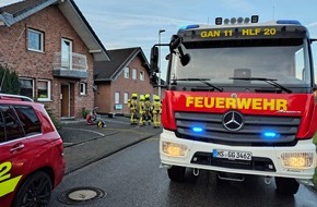 Freiwillige Feuerwehr Gangelt: FW Gangelt: Eine Verletzte Person bei K&uuml;chenbrand